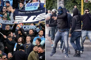 Кърваво меле в Рим между фенове на Рома и Реал Сосиедад! Трима са намушкани и приети в болница!