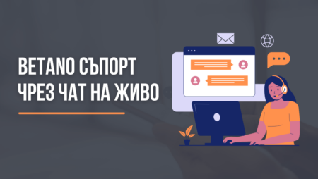 Betano съпорт чрез чат на живо